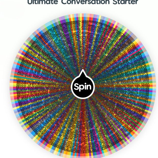 Spin the wheel for a conversation starter