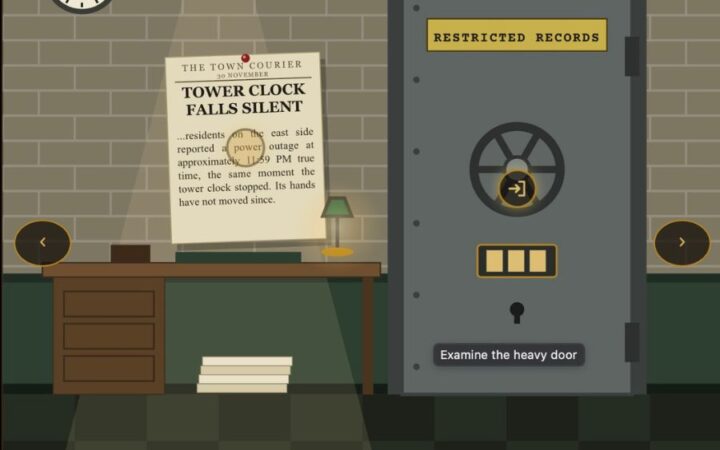 Case for Two Escape Room