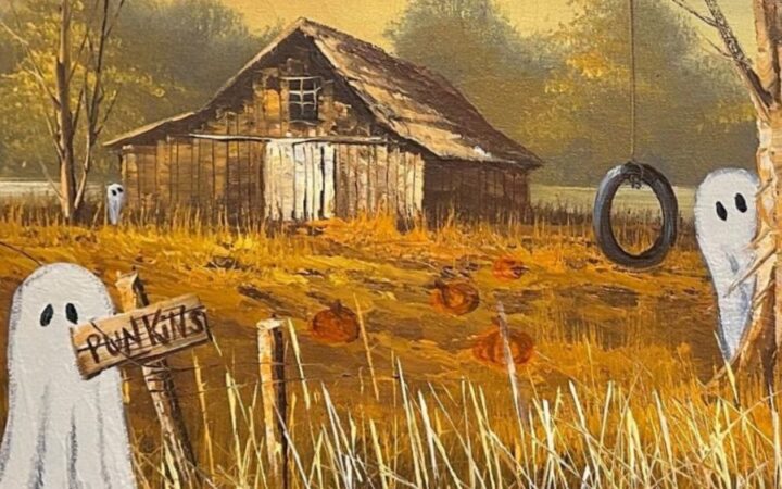 Ghost Thrift Painting